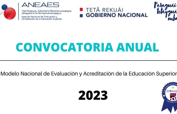 CONVOCATORIA 2023 A INSTITUCIONES DE EDUCACIÓN SUPERIOR PARA INSCRIPCIÓN A LOS PROCESOS DE EVALUACIÓN Y ACREDITACIÓN
